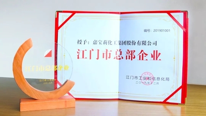 嘉宝莉获评江门市总部企业，知识产权战略再添政策东风